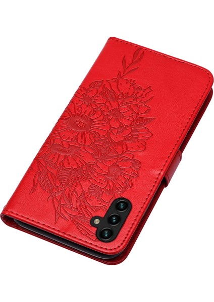 Yb Samsung Galaxy A54 5g Pu Deri Stand Telefon Kapağı Kelebek Çiçeği Için Baskı Seri-4 Basılı Tam Koruma Cüzdan Kılıfı El Kayışı (Yurt Dışından) indirimleri