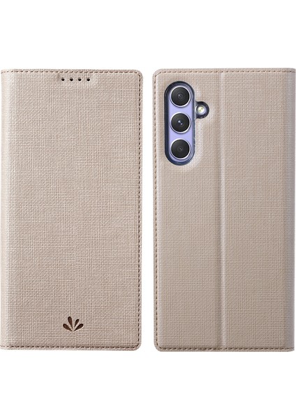 Samsung Galaxy A54 5g Kart Yuvaları Için Vili Dmx Serisi Pu Deri Telefon Kılıf Mobil Telefon Stand Kapağı (Yurt Dışından)