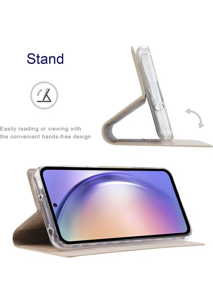 Samsung Galaxy A54 5g Kart Yuvaları Için Vili Dmx Serisi Pu Deri Telefon Kılıf Mobil Telefon Stand Kapağı (Yurt Dışından) fırsatları