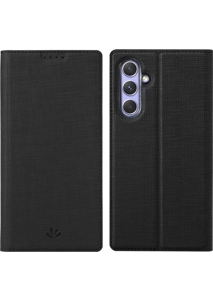 Samsung Galaxy A54 5g Kart Yuvaları Için Vili Dmx Serisi Pu Deri Telefon Kılıf Mobil Telefon Stand Kapağı (Yurt Dışından)