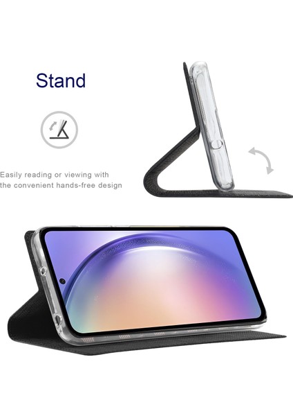 Samsung Galaxy A54 5g Kart Yuvaları Için Vili Dmx Serisi Pu Deri Telefon Kılıf Mobil Telefon Stand Kapağı (Yurt Dışından) fırsatları