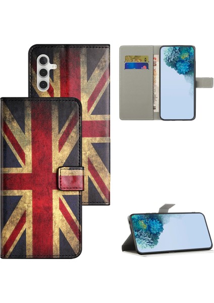 Samsung Galaxy A54 Için 5g Pu Deri Desen Baskı Telefon Kapağı Manyetik Kapanma Flip Stand Cüzdan Folio Kılıfı (Yurt Dışından) fırsatları