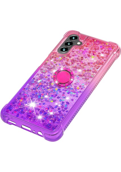 Samsung Galaxy A54 5g Yb Quicksand Serisi-8 Damla Dirençli Gradyan Renk ve Ring Kickstand ile Arka Kapak (Yurt Dışından) fırsatları