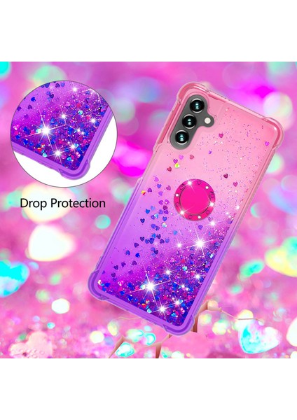 Samsung Galaxy A54 5g Yb Quicksand Serisi-8 Damla Dirençli Gradyan Renk ve Ring Kickstand ile Arka Kapak (Yurt Dışından) indirimleri