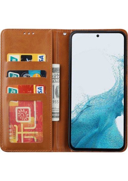 Samsung Galaxy A54 5g Için Pu Deri Kılıf, Dış Kart Yuvası Manyetik Cüzdan Stand Telefon Kapağı (Yurt Dışından)