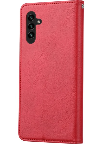 Samsung Galaxy A54 5g Için Pu Deri Kılıf, Dış Kart Yuvası Manyetik Cüzdan Stand Telefon Kapağı (Yurt Dışından)