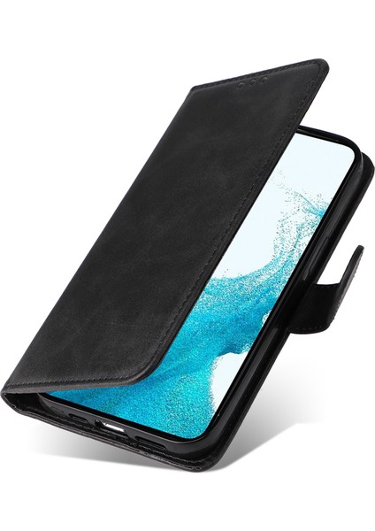 Samsung Galaxy A54 Için 5g Pu Deri Cüzdan Şok Geçirmez Telefon Kapağı Kıta Anti Klasik Buzağı Dokusu Telefon Stand Kılıfı Bilek Kayışı (Yurt Dışından) indirimleri