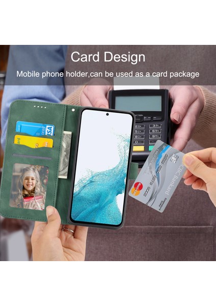 Samsung Galaxy A54 5g Için Dierfeng Df-03 Cep Telefonu Deri Kılıfı, Çizgiler Basılı Stand Cüzdan Telefon Kapağı (Yurt Dışından)