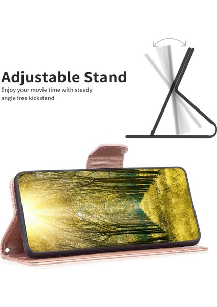Bf Baskı Desen Serisi-4 Samsung Galaxy A54 5g Pu Deri Basılı Kelebekler Stand Kılıf Önleyici Anti-Drop Telefon Cüzdan Kapağı (Yurt Dışından)