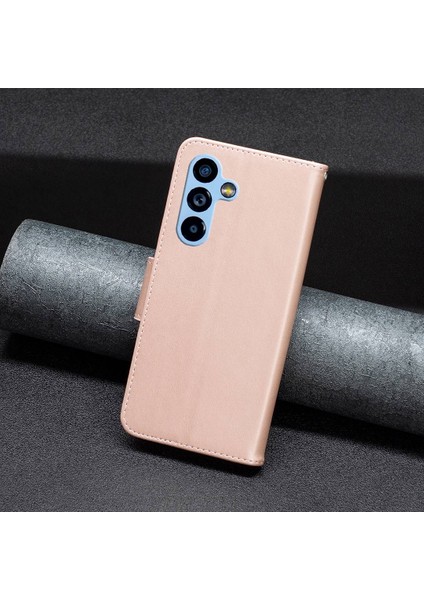 Bf Baskı Desen Serisi-4 Samsung Galaxy A54 5g Pu Deri Basılı Kelebekler Stand Kılıf Önleyici Anti-Drop Telefon Cüzdan Kapağı (Yurt Dışından)