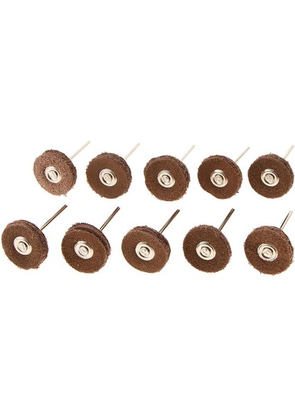 10 Adet Taşlama Parlatma Parlatıcı Tampon Tekerlek Pad 3 cm Shank Için Döner Aracı 5 (Yurt Dışından)