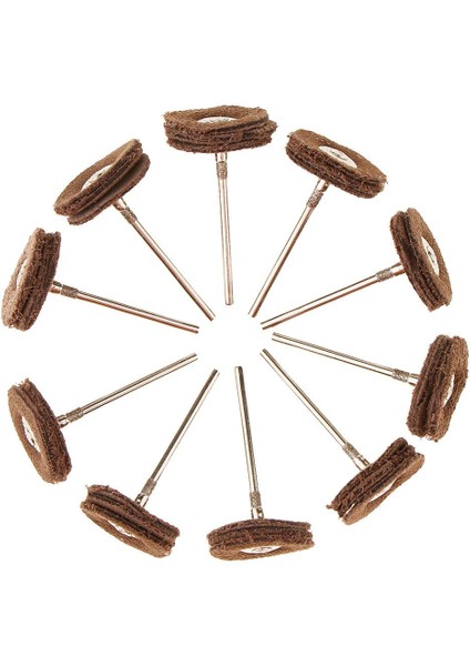 10 Adet Taşlama Parlatma Parlatıcı Tampon Tekerlek Pad 3 cm Shank Için Döner Aracı 5 (Yurt Dışından) fiyatları