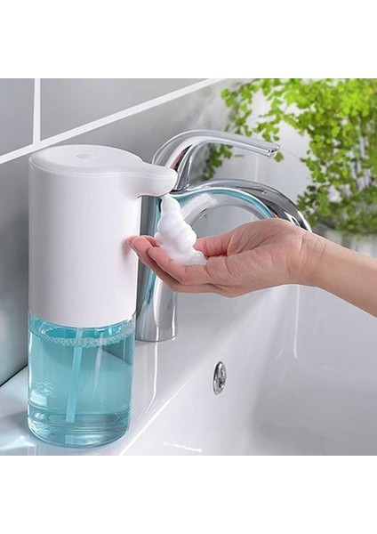 350ML Otomatik Dağıtıcı Kızılötesi Akıllı Sensör Köpük Sabun USB Şarj Handsfree Touchless Kabarcık Makinesi Banyo Mutfak Için | Sıvı Sabunluk (Yurt Dışından)