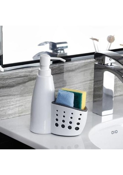 2 In 1 Mutfak Sabunluk Pompası ve Sünger Caddy Organizatör Sıvı Sabunluk Şişesi | Sıvı Sabunluk (Yurt Dışından) fiyatları