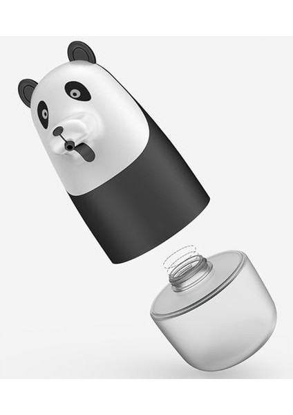Otomatik Indüksiyon Köpük Dokunuşsuz Sabun Dağıtıcı USB Şarj Edilebilir El Yıkama Panda Karikatür Tipi | Sıvı Sabunluk (Yurt Dışından)
