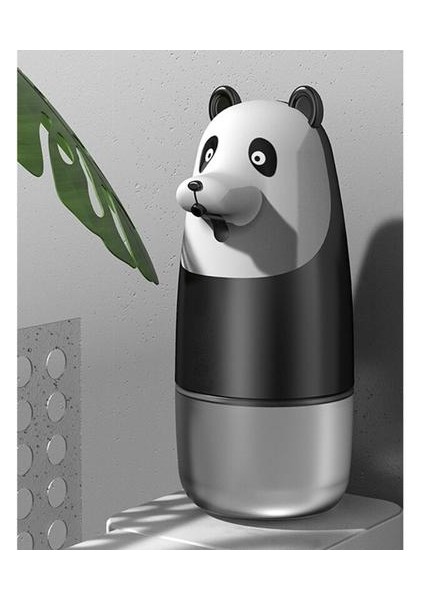Otomatik Indüksiyon Köpük Dokunuşsuz Sabun Dağıtıcı USB Şarj Edilebilir El Yıkama Panda Karikatür Tipi | Sıvı Sabunluk (Yurt Dışından)