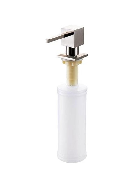 300 ml Mutfak Sabun Dağıtıcıları Kare Sabun Dağıtıcı Pompa Paslanmaz Çelik Sıvı Sabunluk Dağıtıcı Güverte Monte | Sıvı Sabunluk (Yurt Dışından)