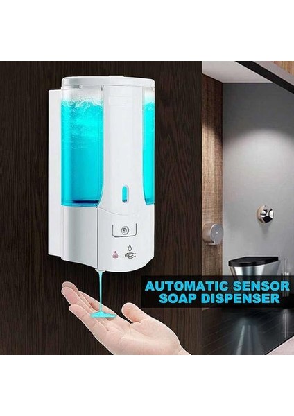 400 ml Sıvı Sabun Dağıtıcı Otomatik Ir Sensörü Sabunluk Duvar Dokunmatik Ücretsiz Mutfak Sabun Losyonu Pompası Mutfak Banyo | Sıvı Sabunluk (Yurt Dışından) modelleri
