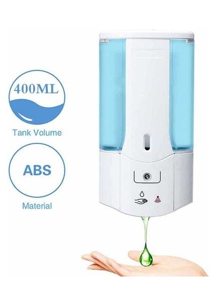 400 ml Sıvı Sabun Dağıtıcı Otomatik Ir Sensörü Sabunluk Duvar Dokunmatik Ücretsiz Mutfak Sabun Losyonu Pompası Mutfak Banyo | Sıvı Sabunluk (Yurt Dışından) fırsatları