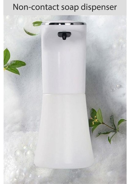 350 ml Otomatik Indüksiyon Sabunluk Ev Mutfak Temizleme Köpük El Yıkama USB Şarj Edilebilir Sabun Püskürtücü | Sıvı Sabunluk (Yurt Dışından)