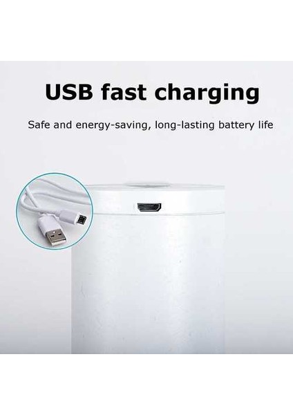 260 ml Otomatik Indüksiyon Sabunluk USB Şarj Dışı Kontak Indüksiyon Akıllı Sıvı Otomatik Makine Mutfak Banyo | Sıvı Sabunluk (Yurt Dışından)