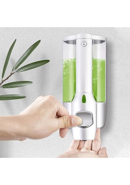 Sıvı Sabunluk Duvarı Duvara Monte Duş Jel Dağıtıcılar Şampuan Konteyner Mutfak Aletleri Pompa Çift El Banyo Sabun Şişesi | Sıvı Sabunluk (Yurt Dışından) modelleri