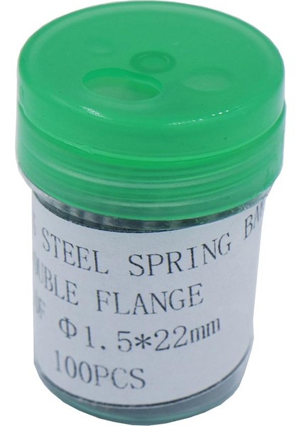 100 Adet Bahar Bar Zemin Aracı Onarım Aracı 17MM-24MM - Gümüş, 22MM (Yurt Dışından)