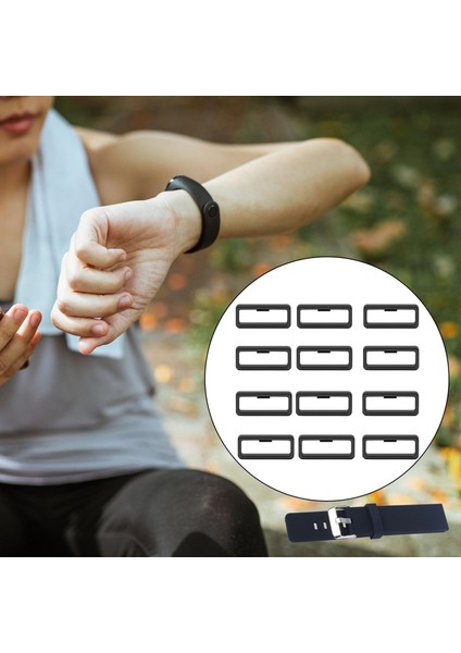Raptiye Yüzükler Huami Huawei Garmin Saatler Için Uyar Saatler Tutucu Kaleci Siyah 22X7X6MM Iç (Yurt Dışından) fırsatları