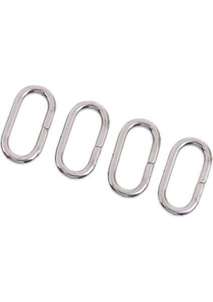 4 Adet 18MM-24MM Paslanmaz Çelik Pin Toka Yüzük Naylon Kayış Tutucu Döngü 22MM (Yurt Dışından)