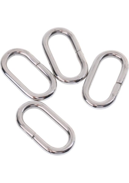 4 Adet 18MM-24MM Paslanmaz Çelik Pin Toka Yüzük Naylon Kayış Tutucu Döngü 22MM (Yurt Dışından) modelleri