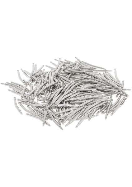 200 Adet Paslanmaz Çelik Kavisli Bahar Bar Pins Link Için Izle Bant Boyutu 16-26MM 16MM (Yurt Dışından)