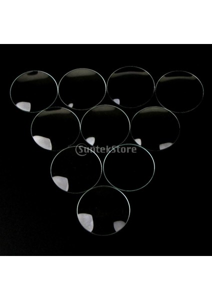 20 Parça Paket Kubbeli Mineral Cam Izle Lens Parçaları Saatçi Malzemeleri Için 23.5mm (Yurt Dışından) fırsatları