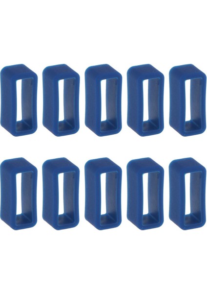10 Adet Saat Kayışı Yedek Tutucu Hoop Loop Toka 16MM Renk Seçimi Mavi (Yurt Dışından) fiyatları