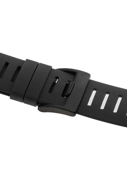 Silikon Watch Band Paslanmaz Çelik Tang Toka 24MM Suunto Core Için Siyah (Yurt Dışından) fırsatları