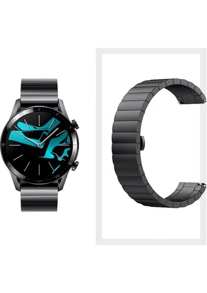 20MM / 22MM Paslanmaz Çelik Bilek Watch Band Askı Yedek Hızlı Yayın 20MM Siyah (Yurt Dışından) fırsatları