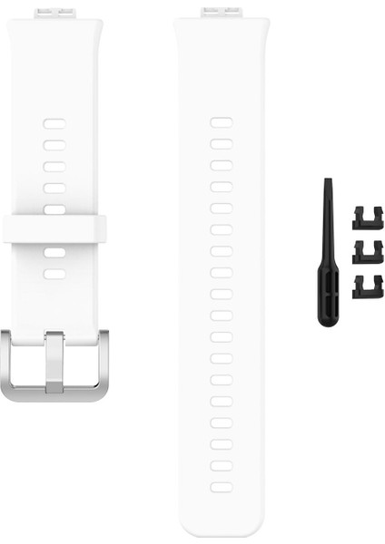 Silikon Watch Band Strap Watch Fit TIA-B09 TIA-B19 Yedek Beyaz (Yurt Dışından)