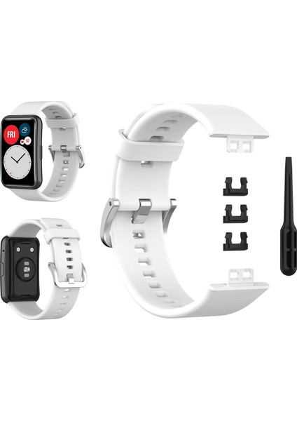 Silikon Watch Band Strap Watch Fit TIA-B09 TIA-B19 Yedek Beyaz (Yurt Dışından) indirimleri