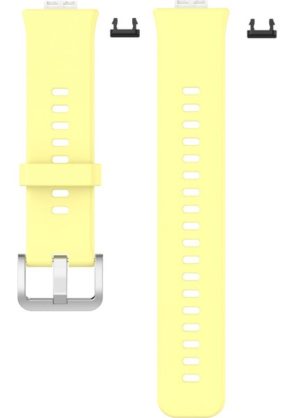 Silikon Watch Band Askı Değiştirmek Saat Fit TIA-B09 TIA-B19 Krem Sarı (Yurt Dışından) indirimleri