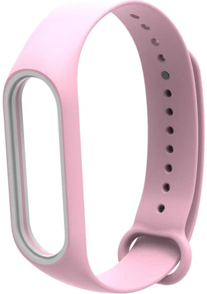 Silikon Değiştirmeler Mi Band 3 Pembe Için Spor Bileklik Izle Bandı Kayışı (Yurt Dışından)