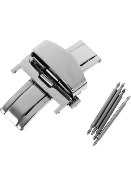 Lüks Kelebek Dağıtım Bilek Izle Bantları Metal Katlama Toka Toka Kayışı 20MM (Yurt Dışından) fiyatları