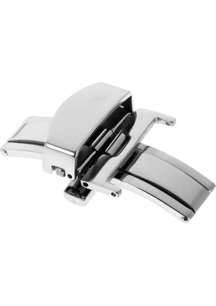 Lüks Kelebek Dağıtım Bilek Izle Bantları Metal Katlama Toka Toka Kayışı 20MM (Yurt Dışından) indirimleri