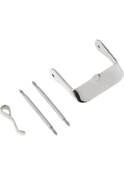 Paslanmaz Çelik Watch Band Kayış Yedek Toka Pin Parçası ile Bahar Bar 18MM (Yurt Dışından)