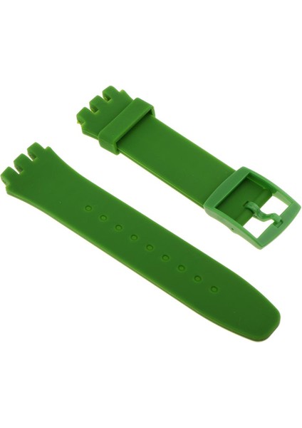 Silikon Izle Sapanlar Yedek Yumuşak Kauçuk Bilek Bandı 20MM Erkekler Için Kadınlar Yeşil (Yurt Dışından)
