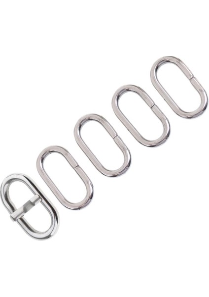 5 Adet / Grup Premium Paslanmaz Çelik Izle Kayışı Kaleci Yüzük Tutucu Toka Pin Set 18MM (Yurt Dışından)