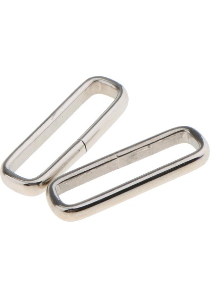 5 Adet Gümüş Paslanmaz Çelik Yüzük Naylon Watch Band Askı Döngü Hoop Kemer Toka 20MM (Yurt Dışından) modelleri