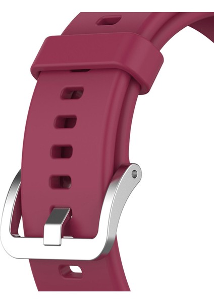 Yumuşak Silikon Watch Band Huawei Izle Fit TIA-B09 TIA-B19 Şarap Kırmızı (Yurt Dışından) fırsatları