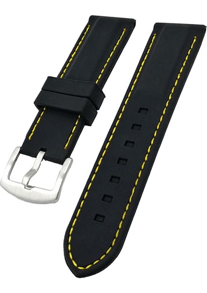 Erkek Silikon Spor Izle Strap Band ile Çelik Toka 20MM 22MM 26MM 24MM (Yurt Dışından) modelleri