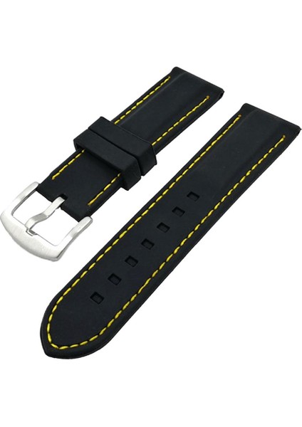 Erkek Silikon Spor Izle Strap Band ile Çelik Toka 20MM 22MM 26MM 24MM (Yurt Dışından) fırsatları