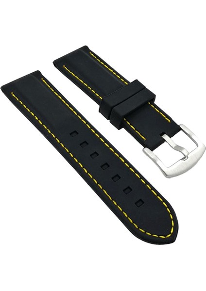 Erkek Silikon Spor Izle Strap Band ile Çelik Toka 20MM 22MM 26MM 24MM (Yurt Dışından) indirimleri