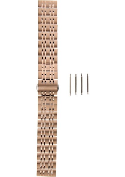 Fırçalanmış ve Cilalı Paslanmaz Çelik Watch Band Askı Bilezik Kelebek Toka 18MM (Yurt Dışından) fırsatları
